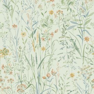 Free Flower Textured Vinyl Wallpaper Sage Green Grandeco A74503