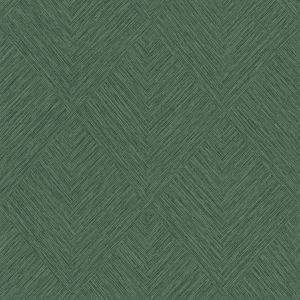 Weave Textured Teal GranDeco Precious Weaves Loni Diagonal  Wallpaper PW3015