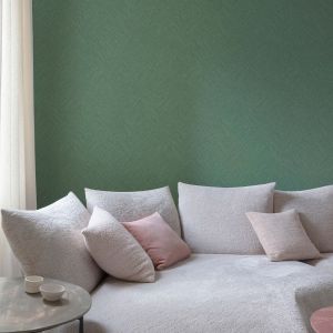 Diagonal Weave Textured GranDeco Precious Weaves Loni Wallpaper Teal PW3015