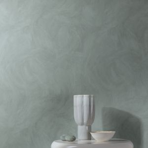 Serra Textured Wave Effect Wallpaper Teal Grandeco A78710