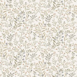 Leafy Trail Floral Wallpaper Neutral Grandeco A78802