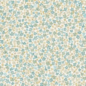 Veronica Floral All Over Wallpaper Teal / Multi Grandeco LD3009