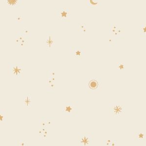 Dudley Night Sky Textured Vinyl Wallpaper Cream Grandeco LD3619