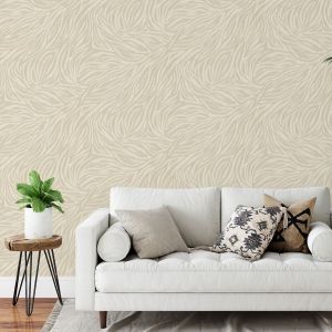 Grandeco A84101 Ankara Textured Wallpaper Cream