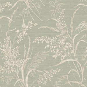 Grasslands Wallpaper Sage Green Grandeco A82401