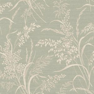 Prairie Botanical Wallpaper Green Grandeco A84302
