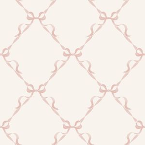 Tied with a Bow Wallpaper Cream / Pink Holden 14032