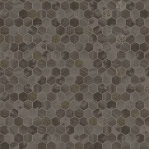 Hexara Tile Wallpaper Bronze Holden 89402