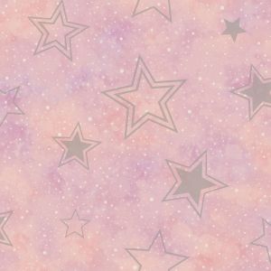 Pink / Silver Stardust Wallpaper Holden 14060