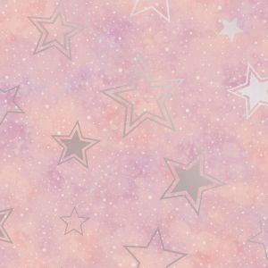 Holden Stardust Wallpaper Pink / Silver 14060