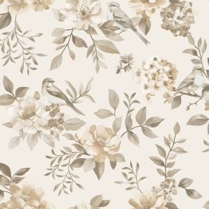 The Bird Garden Wallpaper Neutral Holden 14190