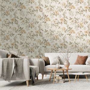 Floral Bird Garden Wallpaper Neutral Holden 14190