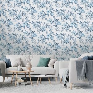 Holden 14193 The Bird Garden Wallpaper Blue
