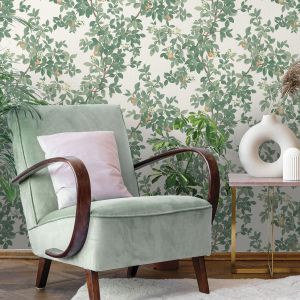 Orange Tree Wallpaper Cream Holden 14240