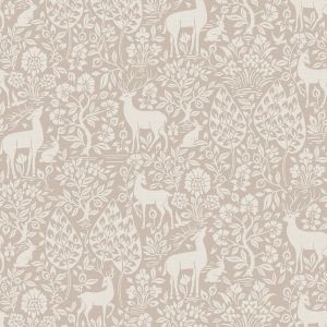 Deer Woods Wallpaper Pink Holden 14162