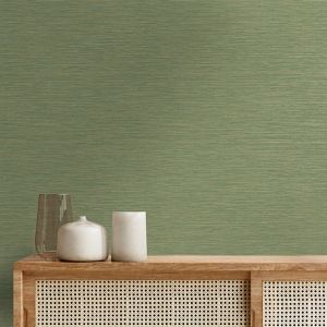 Holden Grasscloth Textured Wallpaper Green Holden 66232