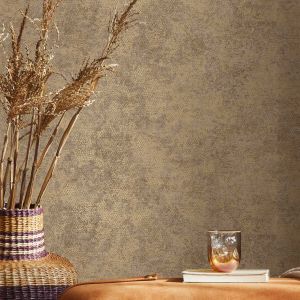 Luxury Geometric Textured Wallpaper Copper / Bronze Holden 66120