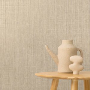 Holden 66134 Pique Textured Wallpaper Taupe 