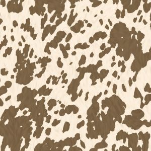 Cowhide Wallpaper Cocoa Brown / Cream Holden 14451