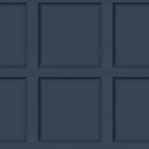 Modern Wood Panel Wallpaper Navy Blue Holden 12980