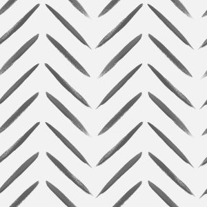 Chevron Brush Marks Wallpaper Black / White Holden 13040
