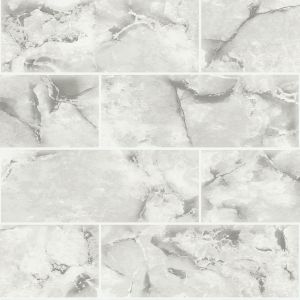 Odeon Marble Tile Wallpaper Dove Holden 89391 