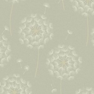 Allora Dandelion Vinyl Wallpaper Sage Green Holden Opus 36259