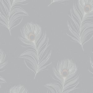 Opus Pavona Heavy Weight Vinyl Wallpaper Grey Holden