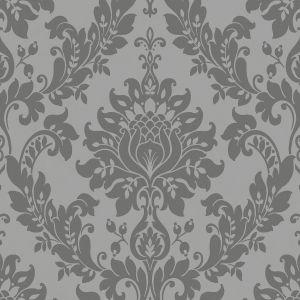 Clara Heavy Weight Vinyl Wallpaper Charcoal Glitter Holden Opus