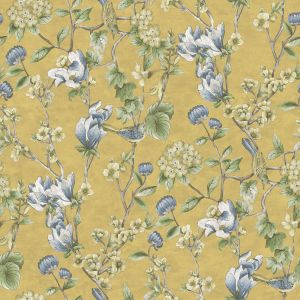 Floral Bird Trail Wallpaper Ochre Holden 13601