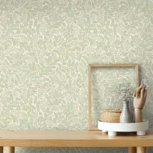 Trellis Wallpaper Sage Holden Green 13631