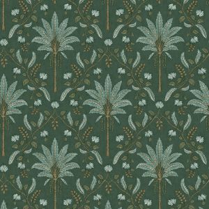 Horizons Palm Trellis Wallpaper Teal Holden