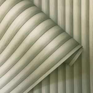 Sage Green Bevel Slat Wallpaper Holden Decor