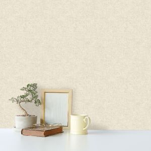 Holden 76022 Hawthorn Plain Textured Blown Vinyl Wallpaper Neutral 