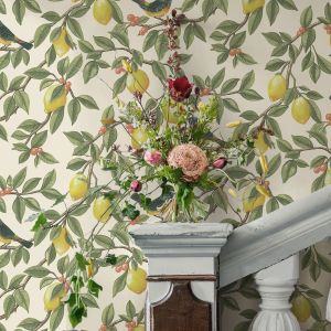 Lemon Tree Wallpaper Cream / Orange Holden 13870