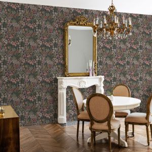 Flower Wallpaper Navy / Multi Holden 13901
