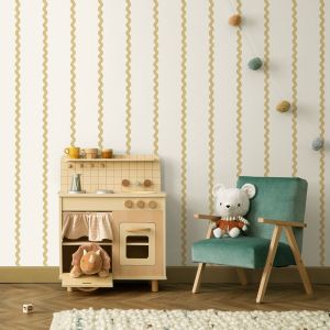 Striped Wallpaper Yellow Lines Holden 13980