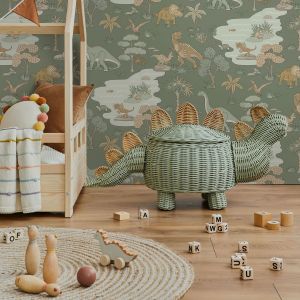 Holden 14010 Dino Zoo Wallpaper Green