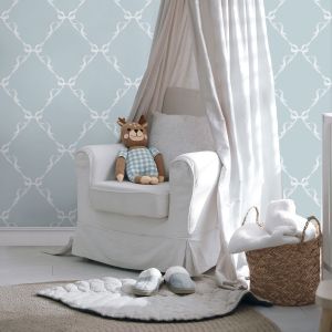 Holden 14030 Tied with a Bow Wallpaper Blue