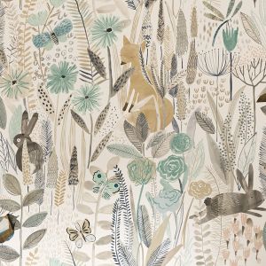 Harlequin Hide And Seek Wallpaper Linen/Duck Egg/Stone HLTF112634