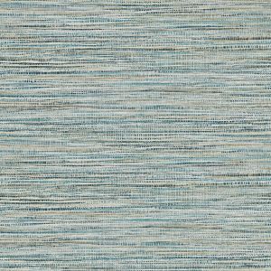 Harlequin Affinity Textured Vinyl Wallpaper Sky Blue and Ochre HMWF111956