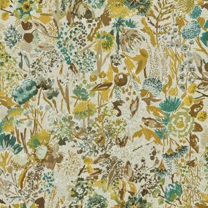 Harlequin Sanguine Wallpaper Succulent / Seaglass / Nectar / Sail Cloth 