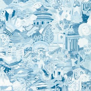 Harlequin Journey of Discovery Wallpaper Wild Water / Exhale HQN3112920