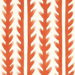 Harlequin X Sophie Robinson Sticky Grass Wallpaper Carnelian 