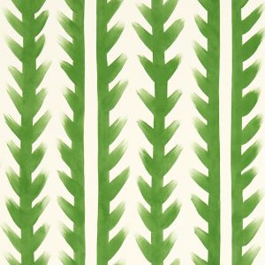 Harlequin X Sophie Robinson Sticky Grass Wallpaper Emerald