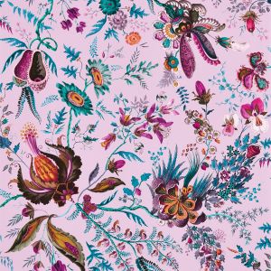 Harlequin X Sophie Robinson Wonderland Floral Wallpaper Amethyst/ Lapis/Ruby HSRW113066