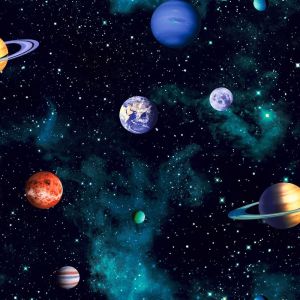 Cosmos Space Wallpaper - Charcoal - Arthouse 668100  | Kids | Solar System