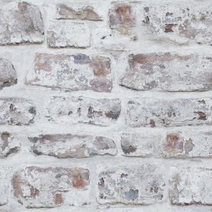 Whitewashed Wall Wallpaper - White - 671100 Arthouse | Feature