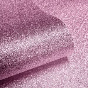 Textured Sparkle Glitter Effect Wallpaper - Baby Pink - 601530 Muriva 
