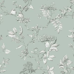 Elderwood Wallpaper Duck Egg Laura Ashley 113345